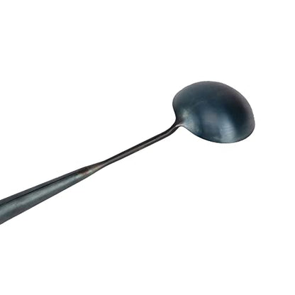 ZhenSanHuan Traditional HandMade Iron Wok Ladle Long utensil Ladle 32CM - size: 32CM/12.6'', style: Ladle