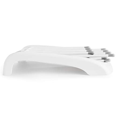 Munchkin Fold Baby Bottle Drying Rack - Compact Design Folds Flat for Easy Storage, White/Grey - size: 1 Count (Pack of 1), style: Drying Rack