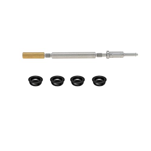 Implants Replacement Locater Overdenture Male Processing Caps Inserts and Retention Cap Insertion Extraction Removal 3-IN-1Core Tool kit (Locator-Golden Tool+4pcs Black-Lab Inserts Kit) - color: Locator-Golden Tool+4pcs Black-Lab Inserts Kit