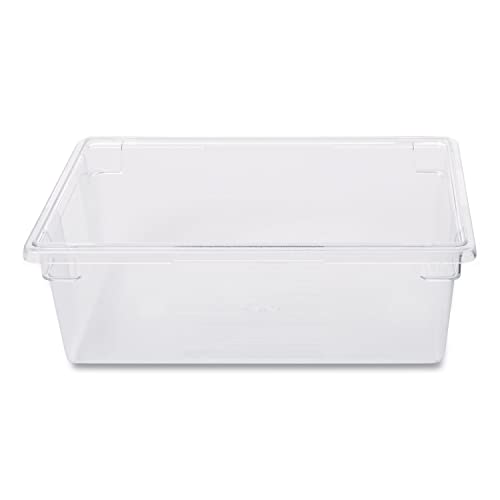 Rubbermaid Commercial Products Food Storage Box/Tote for Restaurant/Kitchen/Cafeteria, 12.5 Gallon, Clear - color: Clear, size: 12.5 Gal, style: Container