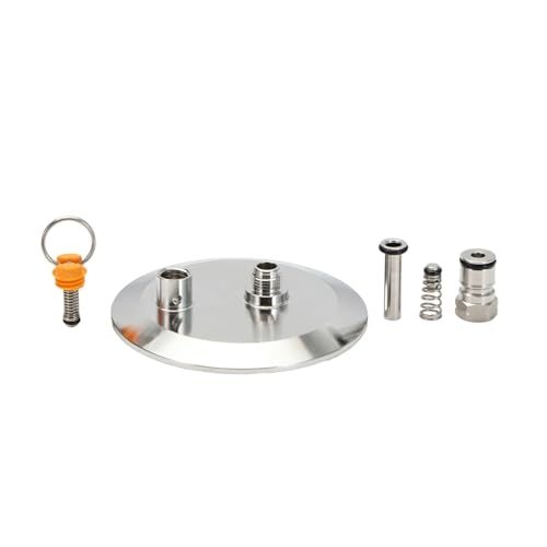 Home Brewing 4" TC End Cap with Gas Ball Lock Post and PRV 18 PSI Dry Hopper Accessories Homebrew Conical Fermenter Accessories Brewing Accessories