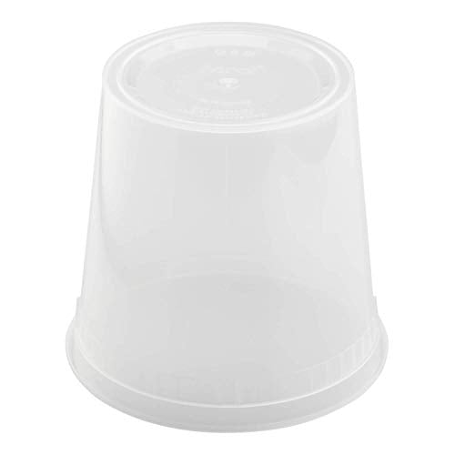Karat [24oz - 240 ct] Clear PP Injection Molded Round Deli Containers with Lids (FP-IMDC24-PP - color: Clear, size: 24oz