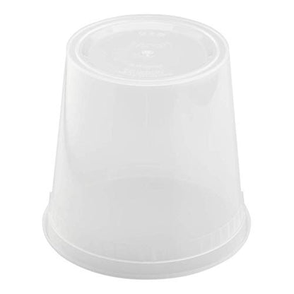 Karat [24oz - 240 ct] Clear PP Injection Molded Round Deli Containers with Lids (FP-IMDC24-PP - color: Clear, size: 24oz