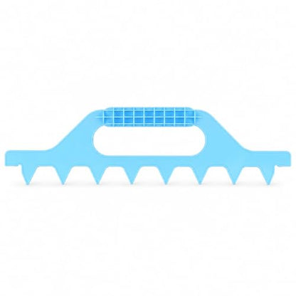 Beehive Frame Spacer Tool, Hive Frame Spacing Rake for 7/8/9 Frame Layout, ABS Plastic or 201 Stainless Steel Beekeeping Spacer for Even Hive Frame Alignment(Blue - 7 Frame) - color: Blue - 7 Frame