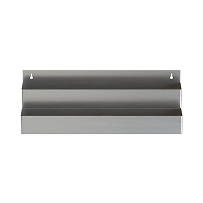 Stainless Steel Double Tier Speed Rail, Liquor Rack, Speed Rack, Bottle Holder - 30 Inch - size: 30 Inch, style: Double Tier