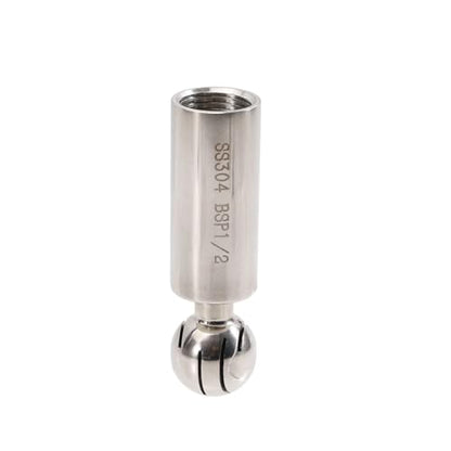 Stainless Steel 304 Rotating CIP Spray Ball - 1/2" Male BSP Connection for Homebrew Conical Fermenter, Brew Kettle, Keg CIP Washing