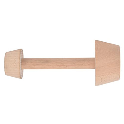 Wooden Tart Tamper - Double Side Pie Dough Press for Mini Tarts, Muffins, Cheesecakes & Desserts | Durable & Easy-to-Use Baking Tool