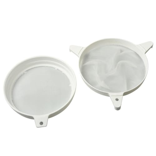 Double Sieve Honey Strainer Beekeeping Tool Sturdy Plastic Frame Anti-Rust Nylon Mesh Honey Filter Efficient Beekeeping Use