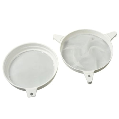 Double Sieve Honey Strainer Beekeeping Tool Sturdy Plastic Frame Anti-Rust Nylon Mesh Honey Filter Efficient Beekeeping Use