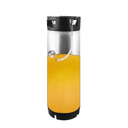 Home Brewing Carbonation Lid with Floating Ball,80cm Dip Tube & Carbonation Keg Lid with Pressure Relief Valve for Fermenter/Corny Keg Brewing Accessories