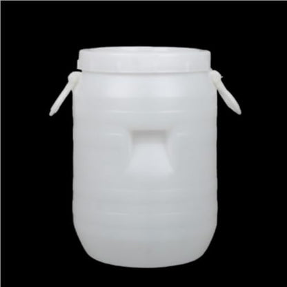 Plastic Storage Barrel, Multipurpose Water Bucket, Rainwater Collection Container, Food Storage Container for Flour, Rice(10L) - size: 10L