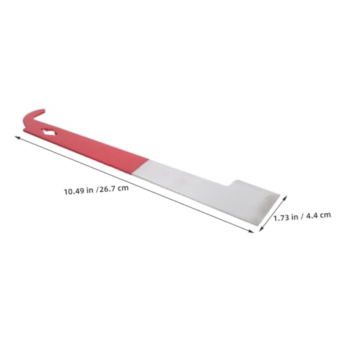 Abaodam 3pcs Stainless Steel J Shaped Hive Tool Essential Frame Lifter and Scraper Equipment for Beekeepers Durable Bee Hive Frame Maintenance Tool