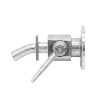 1.5" Valve 304 Stainless Steel Sanitary Clamp Brewing Sample Valve Homebrew Conical Fermenter(B) - color: B