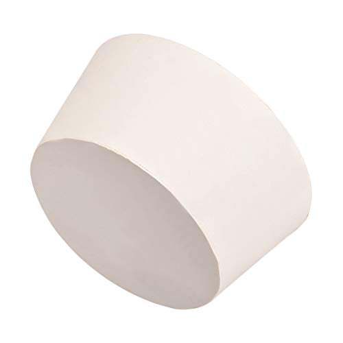 uxcell White Tapered Shaped Solid Rubber Stopper for Lab Tube Stopper Size 15 - size: 68x81x40mm