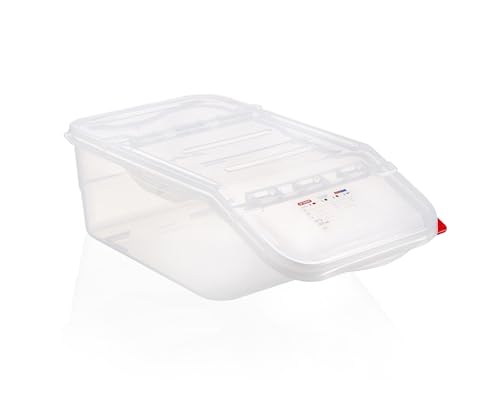 Araven Ingredient Bin, Storage Container for Large Quantity Ingredients, Use in Commercial or Home Kitchen, 6 Gallons, 6 Count, White