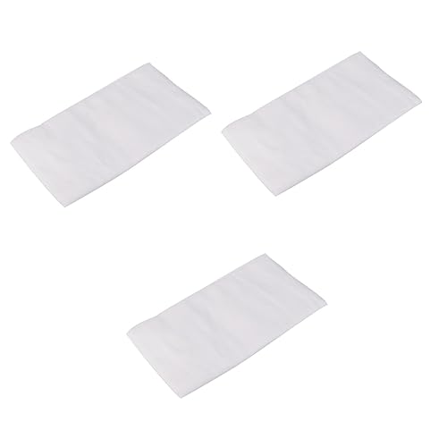 IMIKEYA 3pcs Unbleached Cotton Cheesecloth Fabric Fine Mesh Strainer for Cooking Baking - color: Whitex3pcs, size: Size 4x3pcs