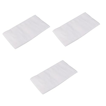 IMIKEYA 3pcs Unbleached Cotton Cheesecloth Fabric Fine Mesh Strainer for Cooking Baking - color: Whitex3pcs, size: Size 4x3pcs