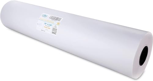 Freezer Paper Roll 36" x 13200" (1100 feet) - USA-made Large White Paper for Freezing Food, Meat & Fish - Freezer Material with Special Coating-Strong Barrier Against Air and Moisture by IDL Packaging - color: White, size: 36" X 1100 Feet, 1 Roll