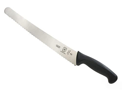 Mercer Culinary M23213 Millenia Black Handle, 12-Inch Wavy Edge, Brisket Knife - size: 12", style: Wavy Edge Brisket Knife