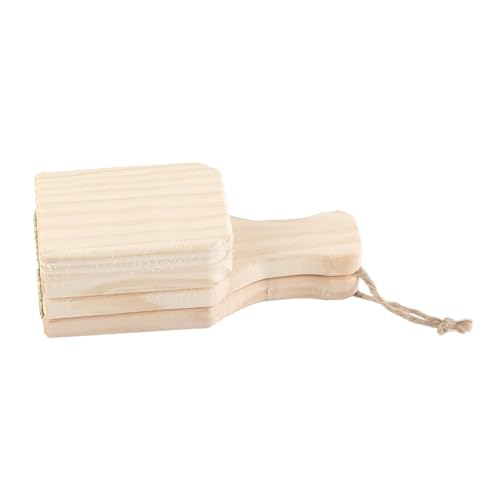 Tnfeeon Pine Plantain Press with Hanging Lanyard and Sturdy Metal Hinge for Making Tostones Patacones and Plantain Baskets
