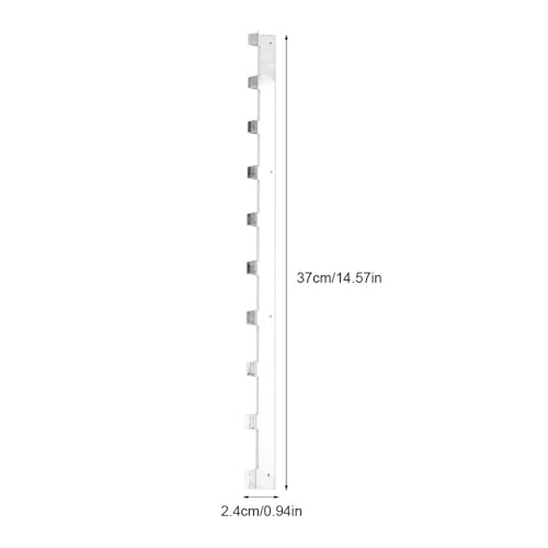 Beehive Frame Spacer Strips, Metal, Silver, 14.57 x 0.94 in, 6 Pcs | Silver finish, 14.57 x 0.94 in each, no extra tools required, for beehive box frame assembly