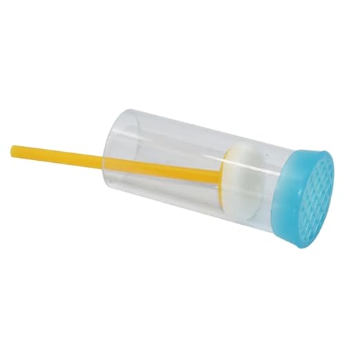 Bee Queen Marking Cage Bottle Box 8Pcs Bee Queen Marking Cage Bottle Box with Soft Plunger Marker Non-Toxic Beekeeping Equipment for Beekeeper Blue