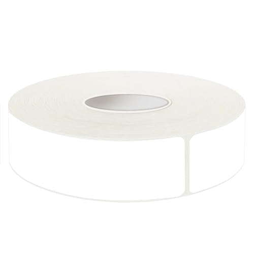 Blank Removable Labels 500 Pcs, White Removable Freezer Labels Water Oil Resistant with Perforation Line for Food Containers Jars (Each Measures 1x 3 inch) - color: White, size: 1 x 3 Inch