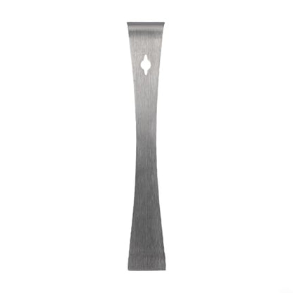 Stainless Steel Pry Bar 10.2 Inch for Woodworking, 3-in-1 Scraper and for CROWBAR Tool for Staple Remover, Car Plastic Trim Disassembly, Bee Hive Equipment with Hanging Hole, Silver