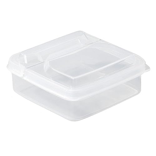 Food Storage Container Flip Cheese Storage Box Refrigerator Fruit Fresh-Keeping Box Butter Packing Box Storage Fresh-Keeping Box Kitchen Refrigerator Food Organizer - size: F
