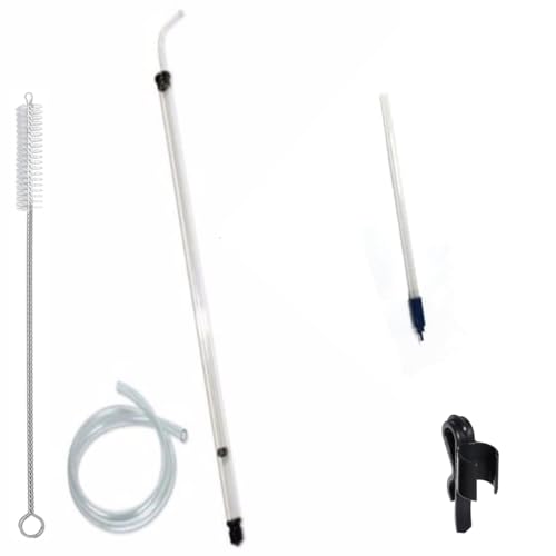 Fermtech 1/2" Large 27" Fast Flow Deluxe Siphoning Kit – Auto Siphon for Home Brewing, Beer, Wine, Mead, and Craft Brew – Includes Food-Grade Hose & Bottling Wand for Easy Transfer & Filling