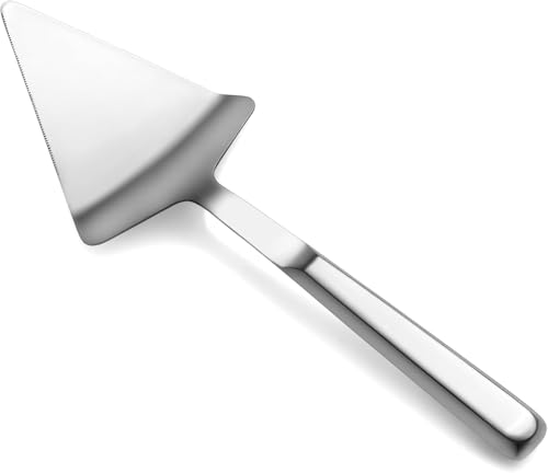 New Star Foodservice Hollow Handle Notched Serving Spoon (Silver, Wide Cake Server (12.25-Inch)) - size: Wide Cake Server (12.25-Inch)