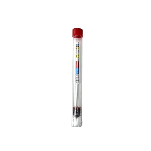 North Mountain Supply – Premium 8" Italian Glass Triple Scale Hydrometer – Specific Gravity 0.99–1.16 – Potential Alcohol 0–20% – Brix 0–35 – Lead & Mercury Free