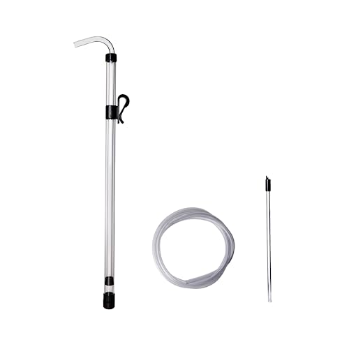 FastRack Auto Clamp 1/2" Gravity Filler w/ 6.5' ft Hose Siphoning Kit w/Food Grade BPA Free Plastic, Tubing for Beer or Wine, Carboy Bottle Filling, Clear