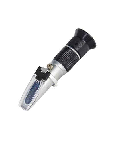 LOHAND Honey Refractometer, 0-90% Brix Refractometer for Honey Moisture | Precision Measuring Sugar Content for Maple Syrup, Wine, Fruit, Jucie, Jam & Sugary Drink, Automatic Temperature Compensation - size: 0-90%Brix
