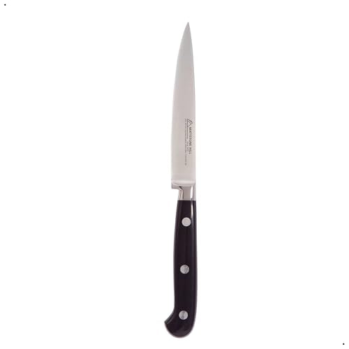Kitchen Utility Knife - MATTSTONE HILL 4.3" Paring Knife, Vegetable Knife, German Steel, Triple Rivet Handle - size: 4.3"