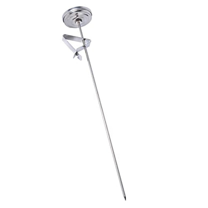 DAN&DRE Probe Cooking 32 * 7 * 7 12" Long Stainless Steel Cooking Probe Thermometer with Clamp/Holder for Food, Meat, Home Brew Wine Kettle