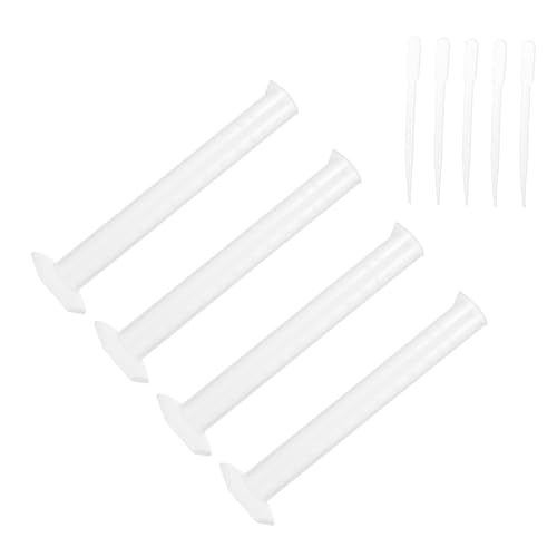 Veemoon 1set Graduated Measuring with Droppers for Accurate Liquid Transfer Laboratories Kitchens and Schools Plastic Lab Equipment
