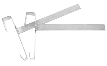 2Pcs Stainless Steel Beekeeping Perch Stand Multifunctional Tool for Storing Frames and Equipment Beehive Frame Holde