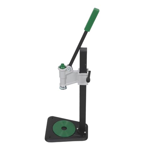 Hemobllo Manual Bottle Capping Machine for Standard Glass Bottles with Adjustable Height 7.8-18.3 Inches Iron Lever Bench Capper Featuring Stable Tabletop Base and Easy Cleaning