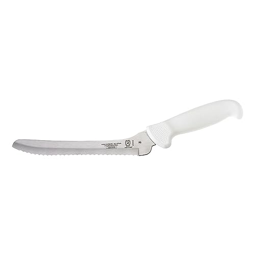 Mercer Culinary Ultimate White, 8 Inch Offset Bread Knife - style: Offset Bread Knife 8 Inch