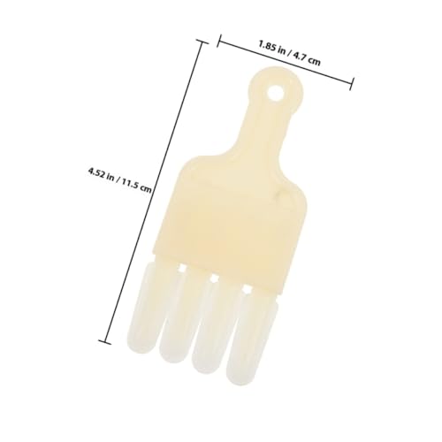 NUOBESTY 2pcs Beekeeping Jelly Extractor Pen 4-Row Hive Tool for Frame Scraping and Royal Jelly Harvesting Outdoor Apiculture Supplies