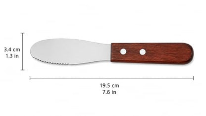 Wide Stainless Steel Spreader Kitchen Knives for Sandwiches Butter Cheese