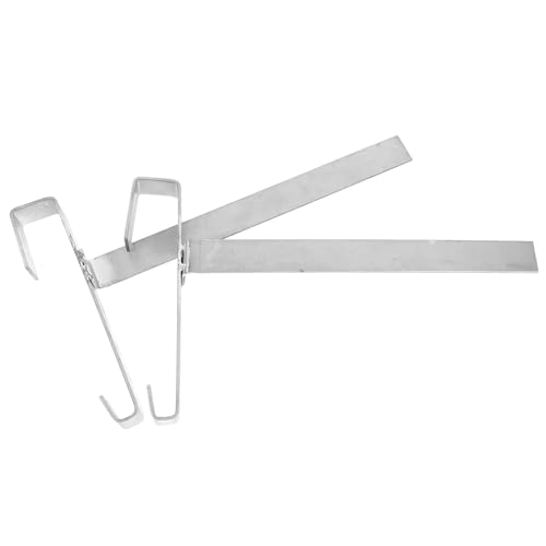 Beehive Frame Holder 4Pcs Stainless Frame Holder Stand Detachable Beekeeping Tools Support Multifunctional Beehive Perch Rack for Beekeeper Beekeeping