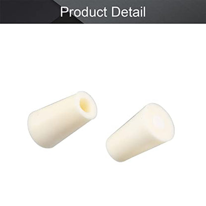 Othmro 10pcs Silicone Stopper Carboy Airlock Stopper with 20mm/0.79" Hole Silicone Plugs White for Homebrewing Beer Kombucha Airlock Stopper - size: 10pcs 20mm/0.79"