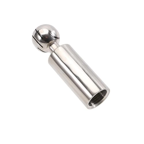 Rotating CIP Spray Ball with 1/2" Male BSPT Connection Stainless Steel 304 Homebrew Conical Fermenter Brew Kettle Keg CIP Washin
