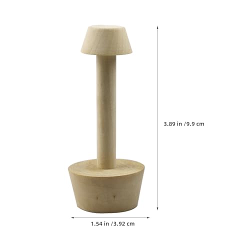 Wooden Tart Tamper: Dual-Sided Dough Press - Household Baking Tool For Egg Tarts - Wood Cheesecake Press Tamper - Pastry Making Gadget