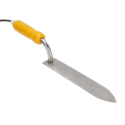 Fdit Stainless Steel Electric Honey Cutter, Adjustable Electric Honey Uncapping Knife for Beekeeper, Wax Scraper Uncapping Cutter Tool