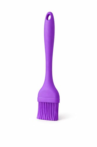 Silicone Basting Brush for BBQ, Cooking & Baking – Heat Resistant Food Grade Silicone Pastry Brush for Grilling, Oil, Butter & Sauce Brush for Kitchen