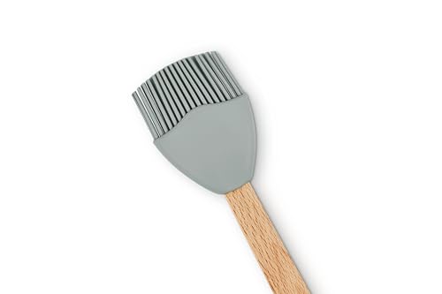 Le Creuset Silicone Signature Basting Brush, Sea Salt - color: Sea Salt