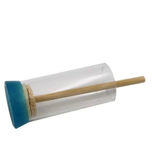 10Pcs Apiculture Bee Queen Marking Cage Bottle Box with Soft Plunger Marker Non-Toxic Beekeeping Equipment